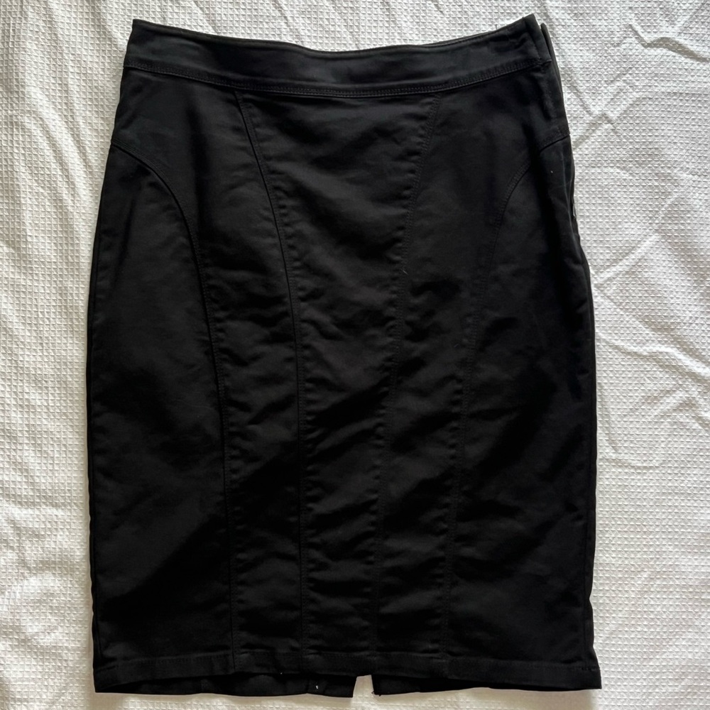 Ann Taylor Black Pencil Skirt Size 4